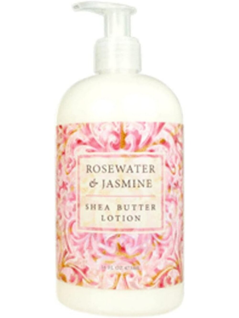Shea Butter Lotion with Rosewater & Jasmine - 16 Fl Oz Hydrating Body